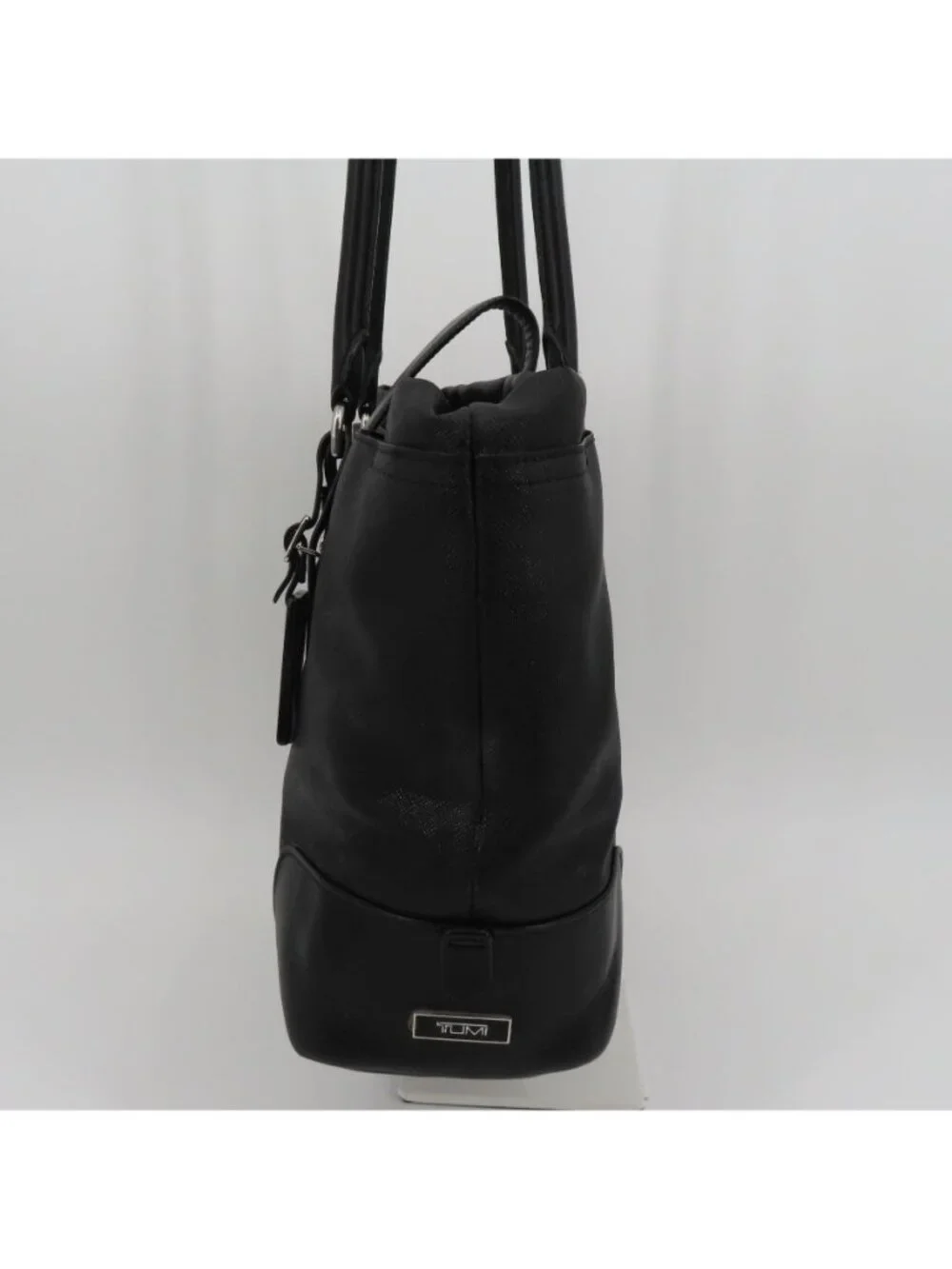 Tumi Villa Turin 73105D2 Black Canvas Work Travel Tote Handbag Purse Bag Commute
